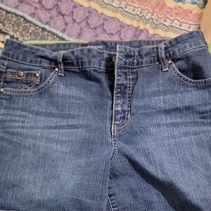 Bandolino Dark Blue Straight Leg Jeans